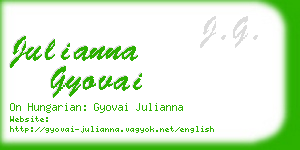 julianna gyovai business card